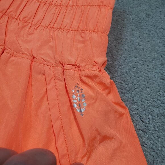 FREE PEOPLE FP MOVEMENT NWOT The Way Home Shorts 2" HR Neon Orange Women's XL - Picture 3 of 16